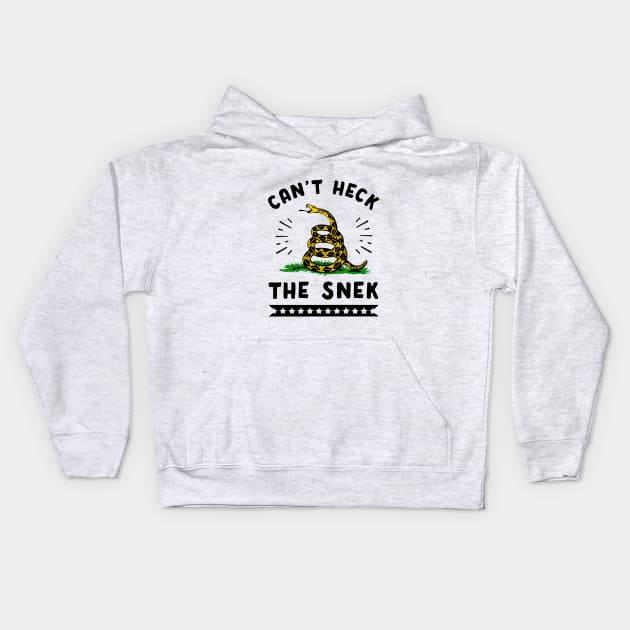 Can't Heck The Snek Kids Hoodie by dumbshirts